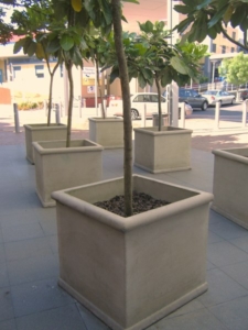 Sandstone round lipped cubes