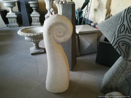Stylized Koru Sculpture Sanstone NZ