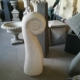 Stylized Koru Sculpture Sanstone NZ