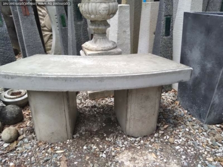 Concrete Curved Seat