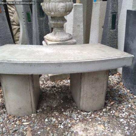 Concrete Curved Seat