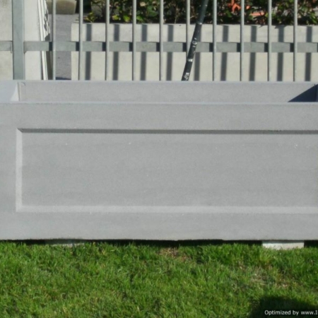 Concrete trough indent planter Sanstone NZ