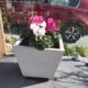 Concrete planter - wide tapered