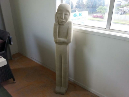 Putu sculpture manufactured by Sanstone NZ