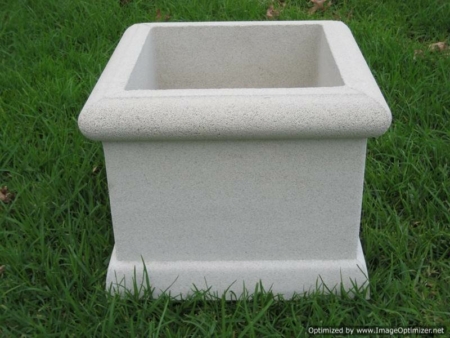 Our beautiful concrete cube concrete planter - round lipped is a quality addition to your garden. Use Sanstone NZ for all your planter needs.