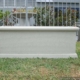 Concrete trough planters - Round Lipped