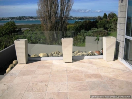 Tapered concrete planters
