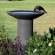 Sputnik Birdbath