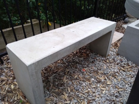 N seat a simple style seat suitable for any garden. Sanstone NZ