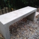 N seat a simple style seat suitable for any garden. Sanstone NZ