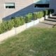 Beautiful concrete trough planters