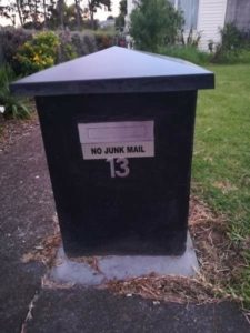 Concrete Letterbox Morrin