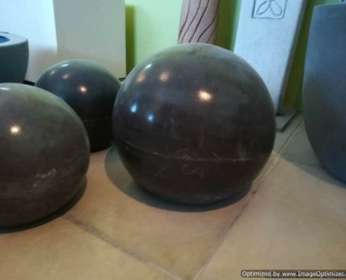 concrete spheres or balls