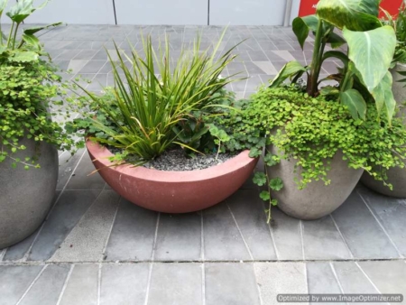 Custom Coloured Sandstone Planters