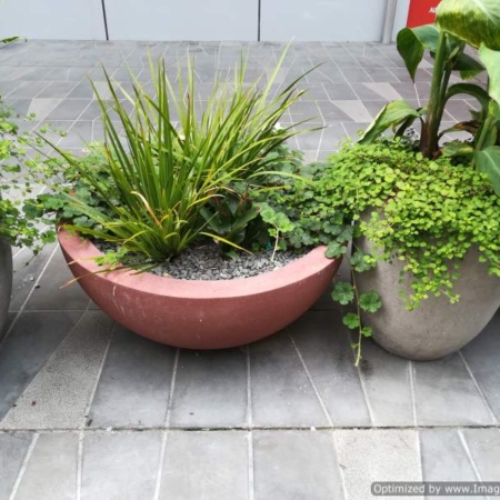Custom Coloured Sandstone Planters